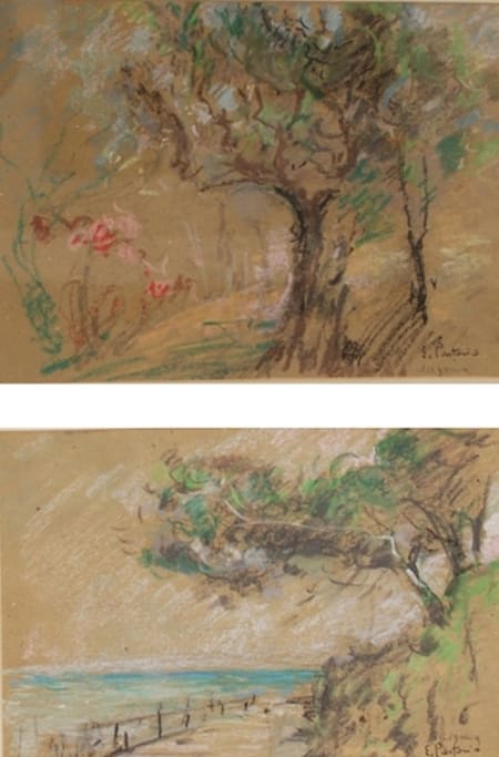 Ezio Pastorio — Vedute liguri (Capo Mele)